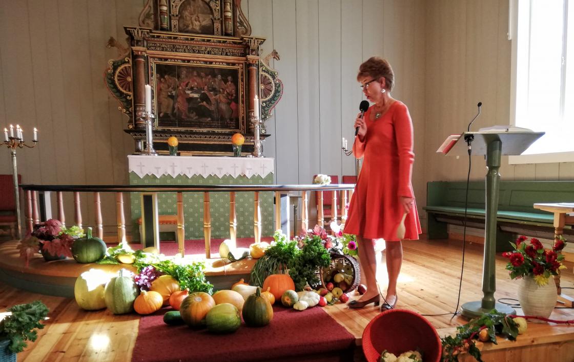 Kathrine Kleveland tok et overblikk og fortalte litt om bakgrunnen for det &amp;quot;stuntet&amp;quot;.