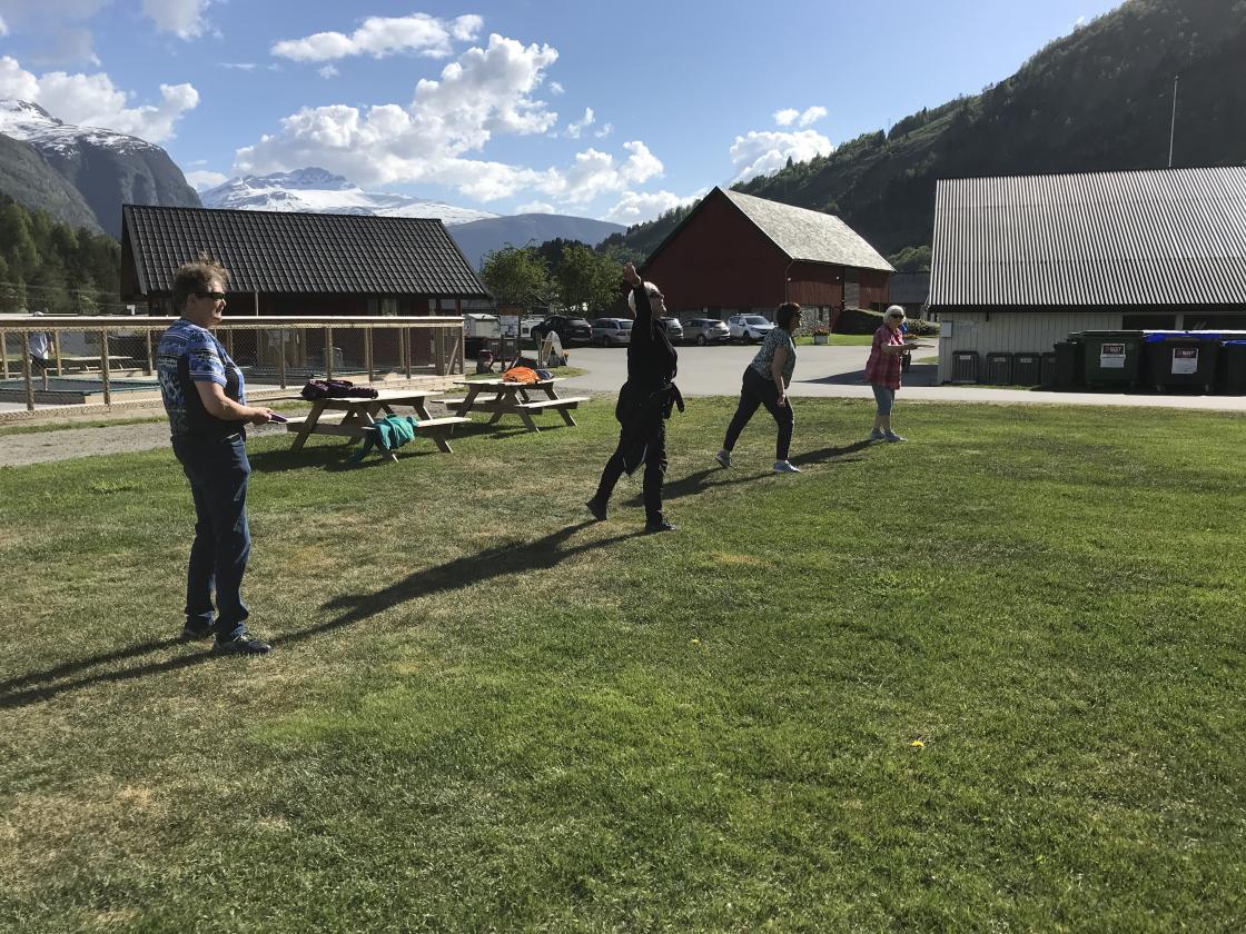 Litt øving måtte til.