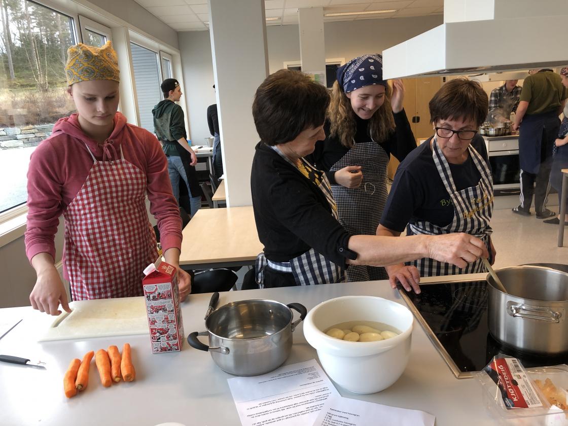 Gulrøtter og poteter er klar