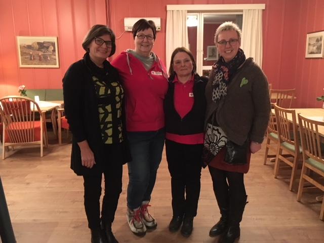 Reidun S. Hauger, May Ljungqvist og Sølvi Sunde Røde Kors, Inger Amb, foto: Sanna Røhr