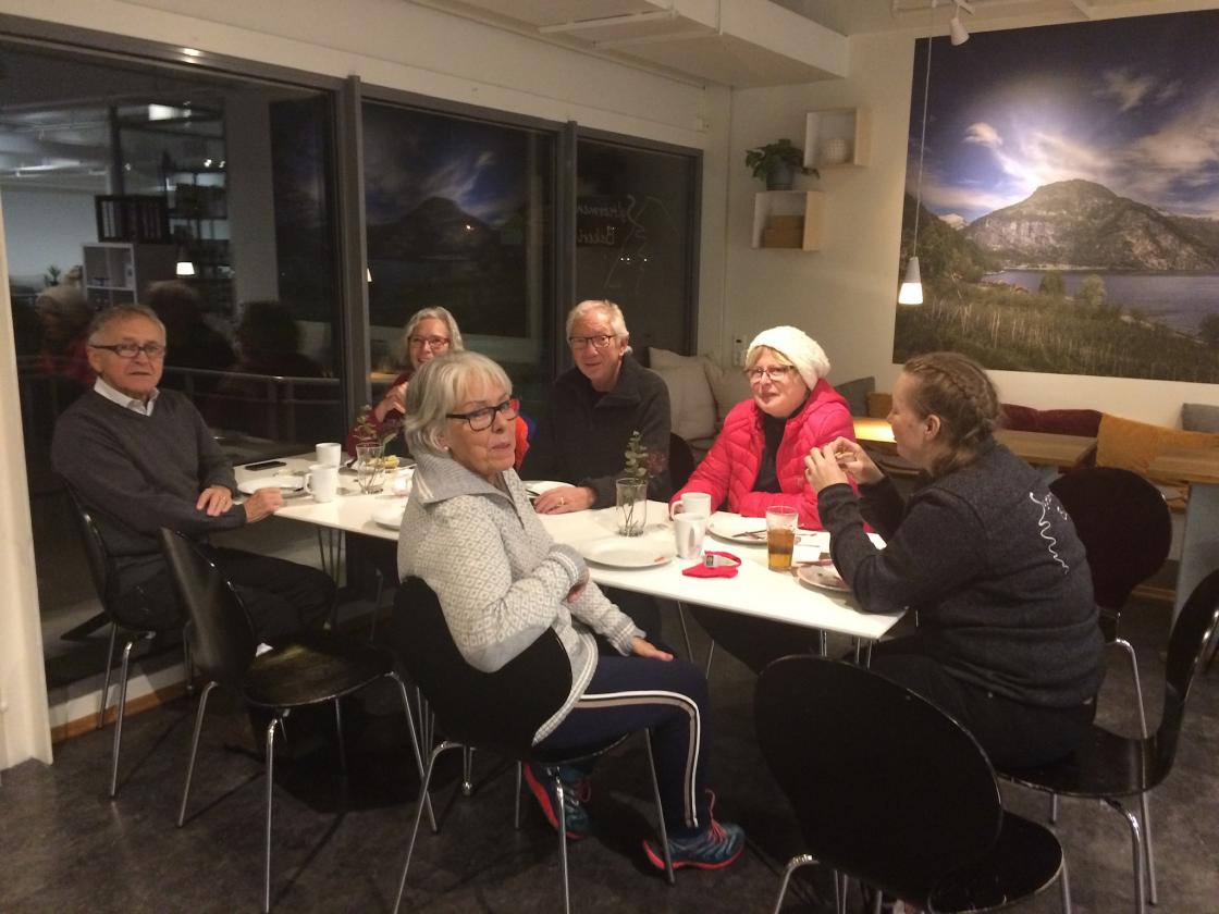 Godt å kome inn til Hillevi sin mat.