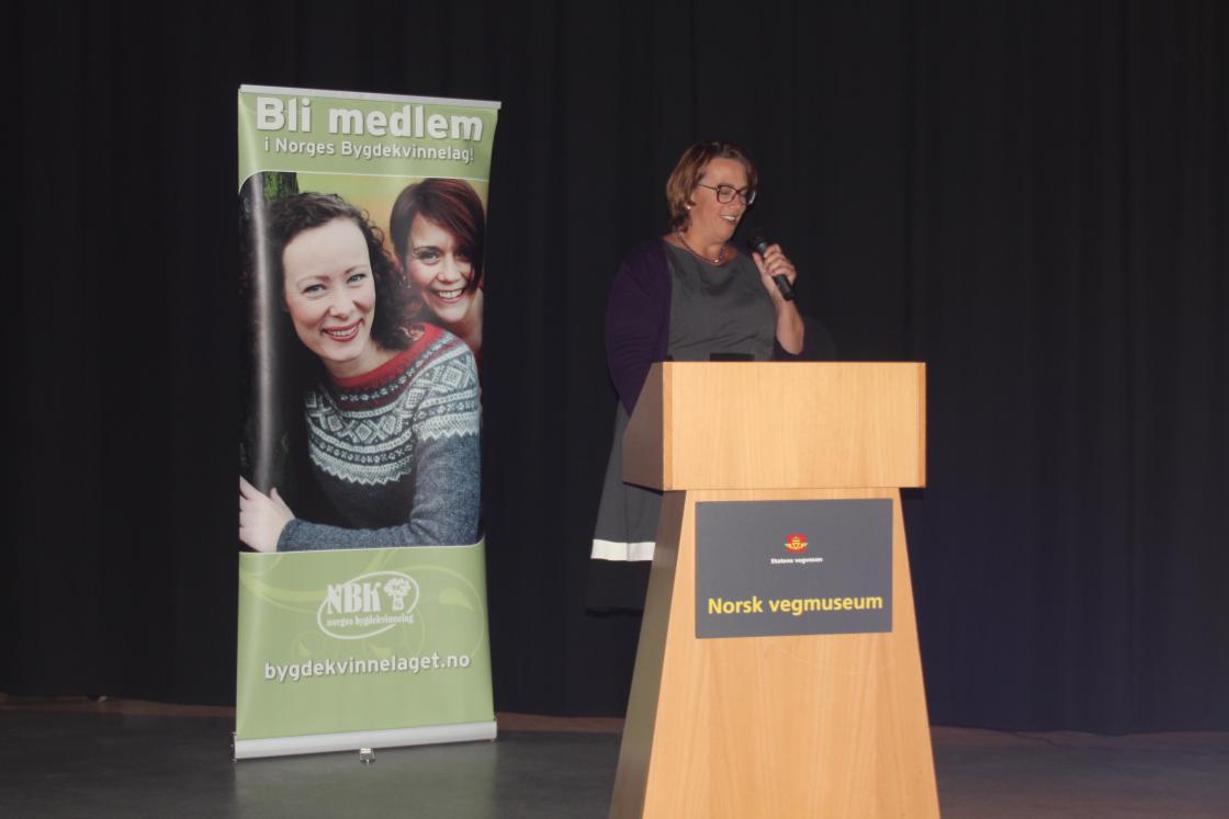 Leder i NBK, Ellen Krageberg holdt tale til jubilanten