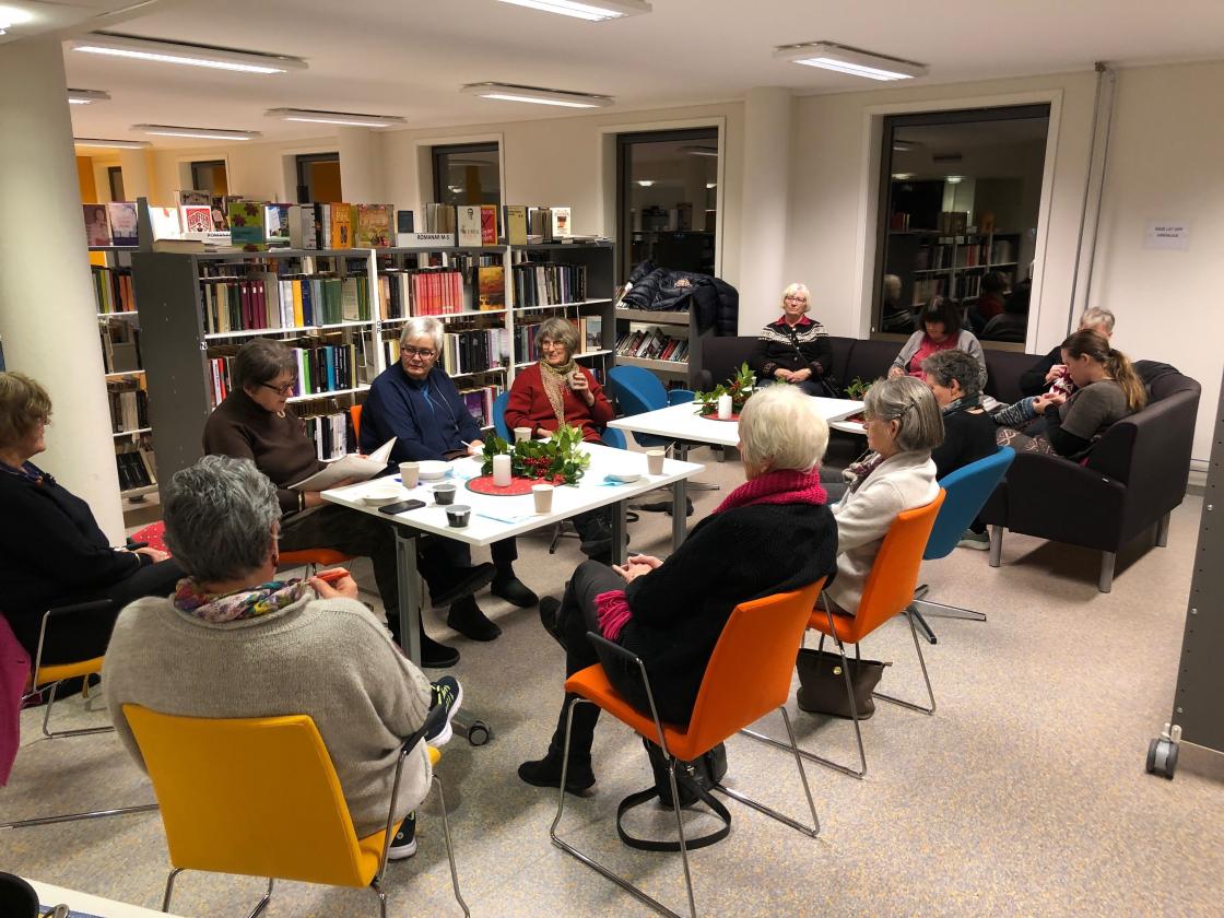 Desemberhygge på biblioteket.