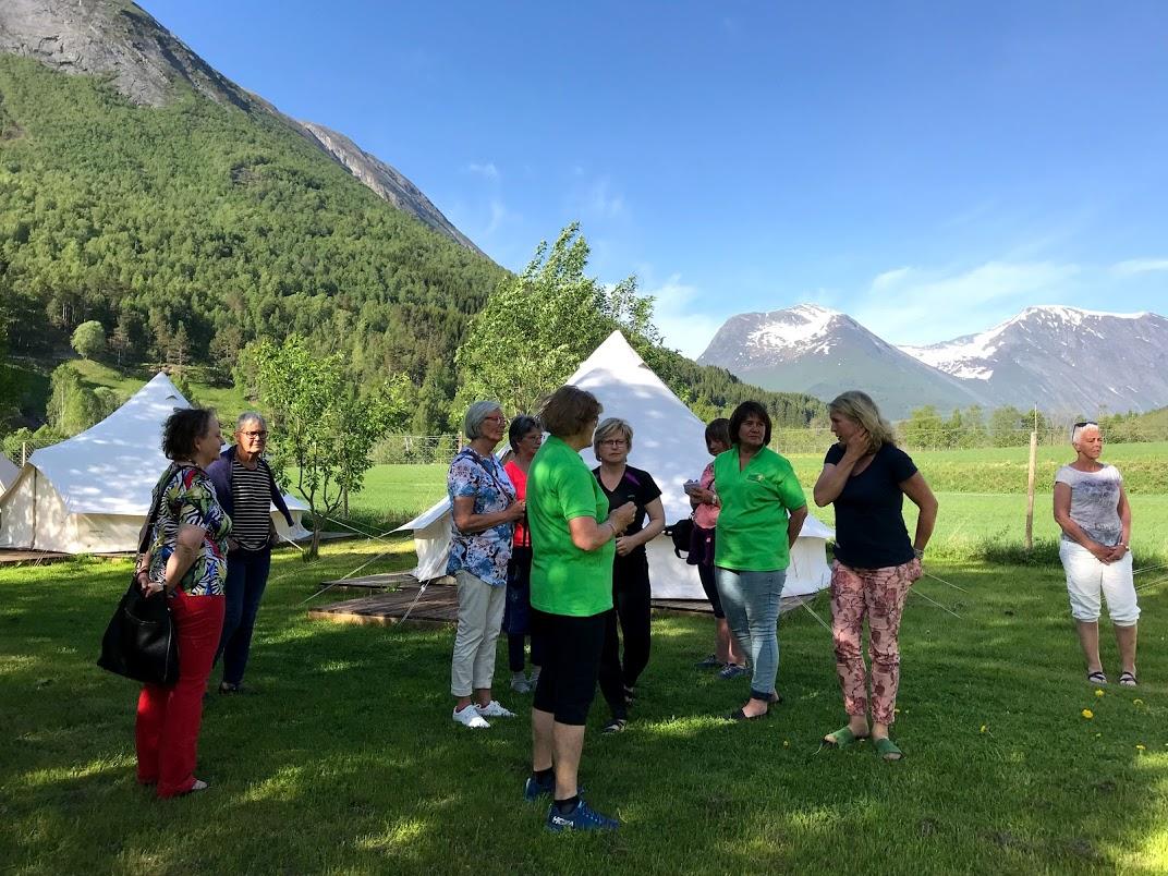 Ute på teltplassen!