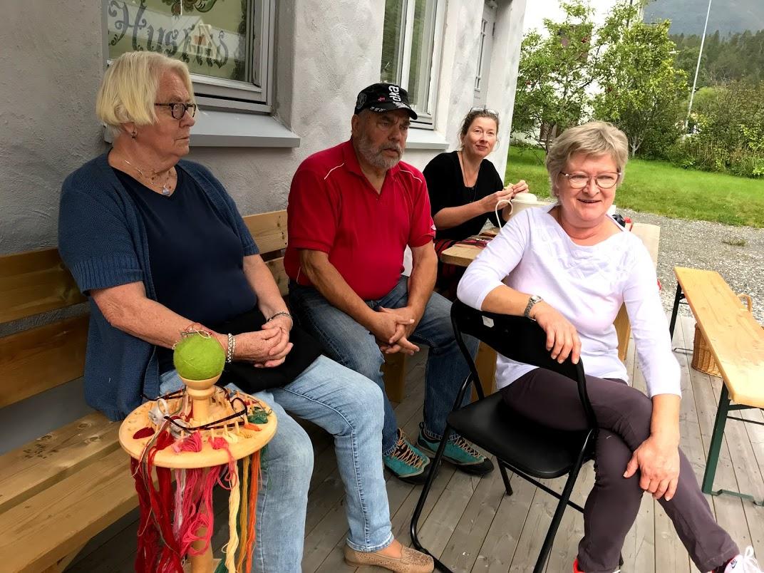 Litt avslapping etter akivitetane.