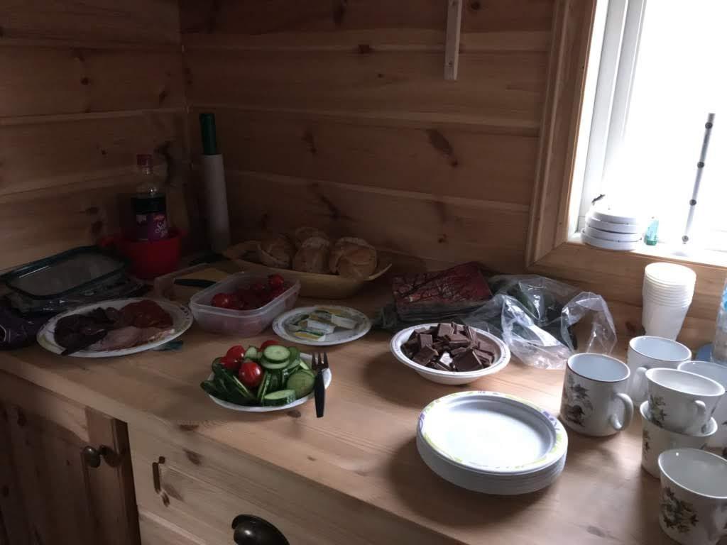 God kveldsmat på bordet.