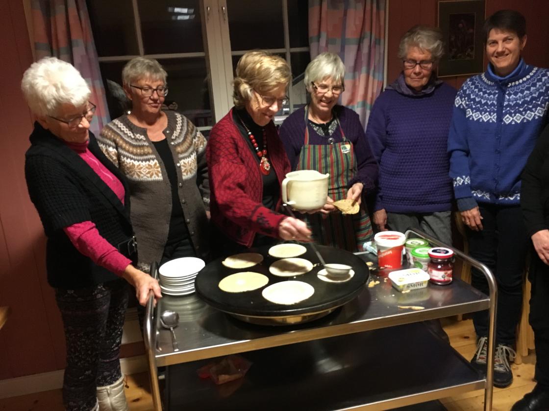 Mjølkekakusteiking Takka bør stå på trinn  6-7