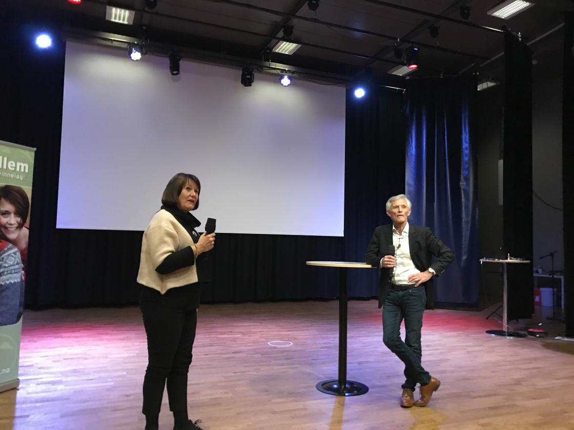 Arne Sandnes med innlegg om verdsarv og om aktivt liv i bygdene våre,- skapte diskusjon !