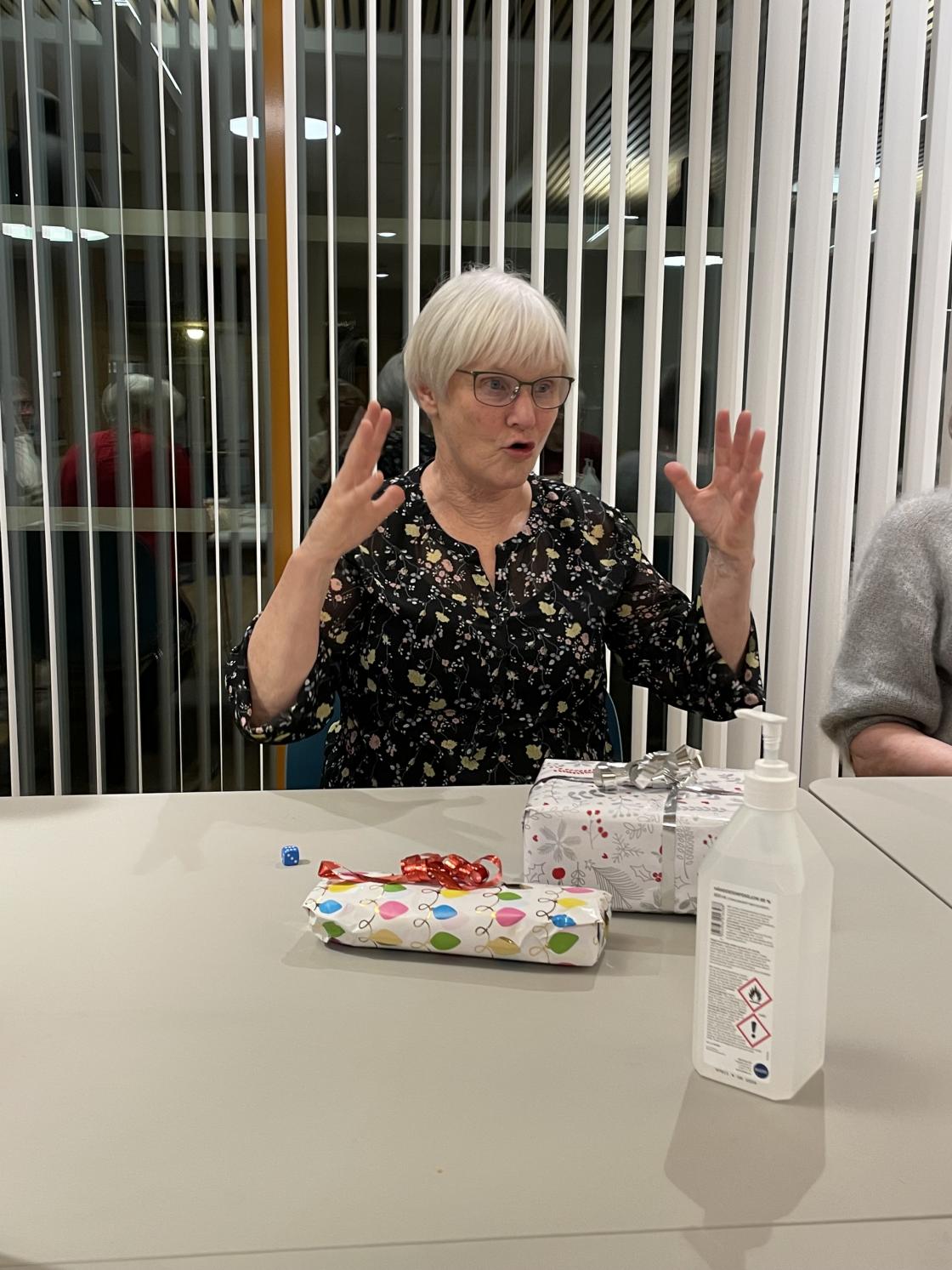 Berit, engasjert som alltid.