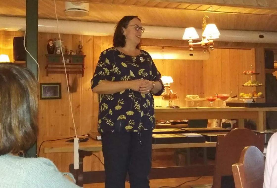 Leiaren i Nbk, Ellen Krageberg, besøkte oss på den internasjonale bygdekvinnedagen!
