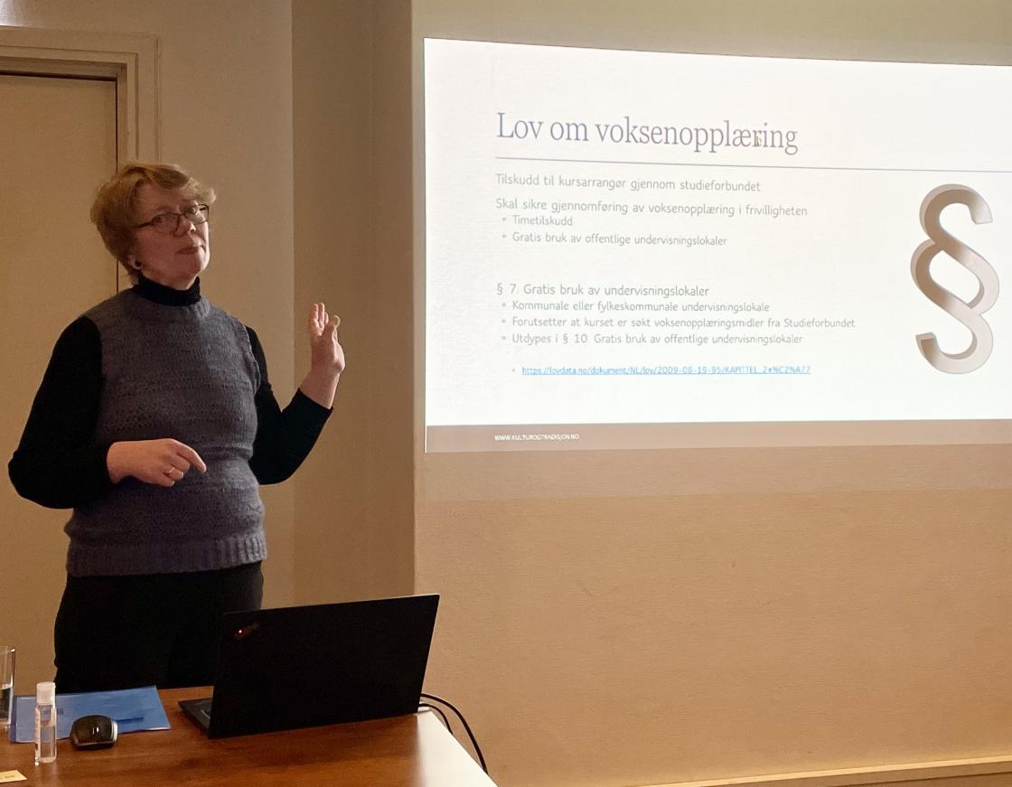 Liv Skogstad Mikaelsen fra Studieforbundet