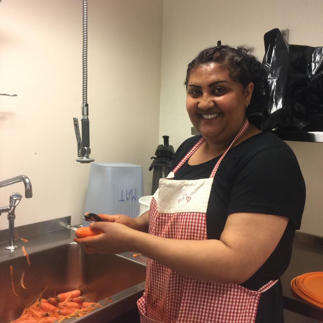 Det skrelles 25 kg gulrot