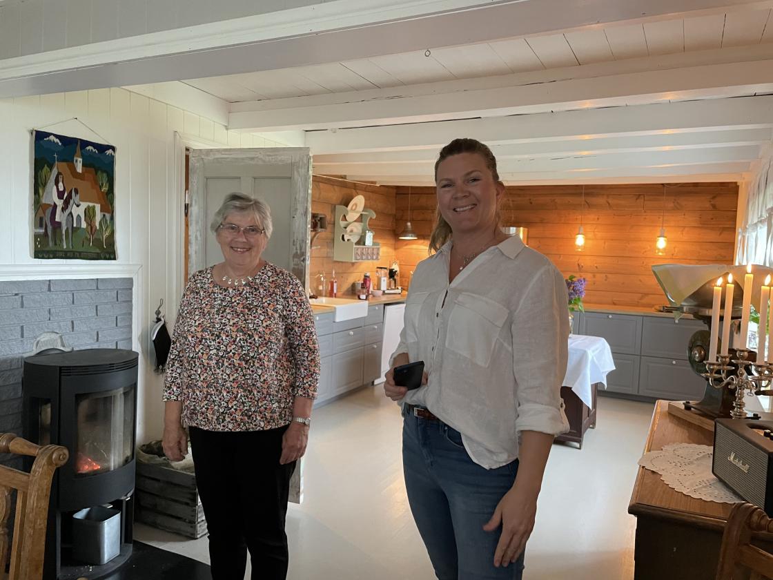 Rigmor og Guro stilte med hus og mat