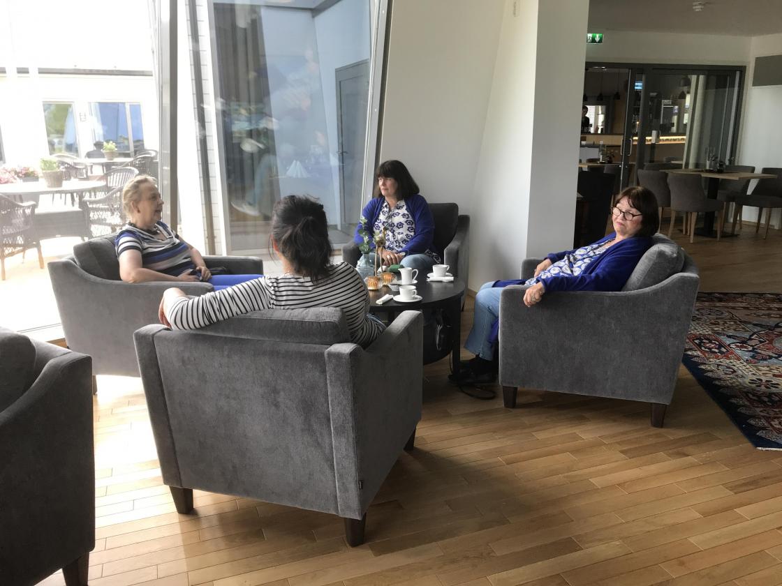 Prøvde å halde 1-metersavstanden!