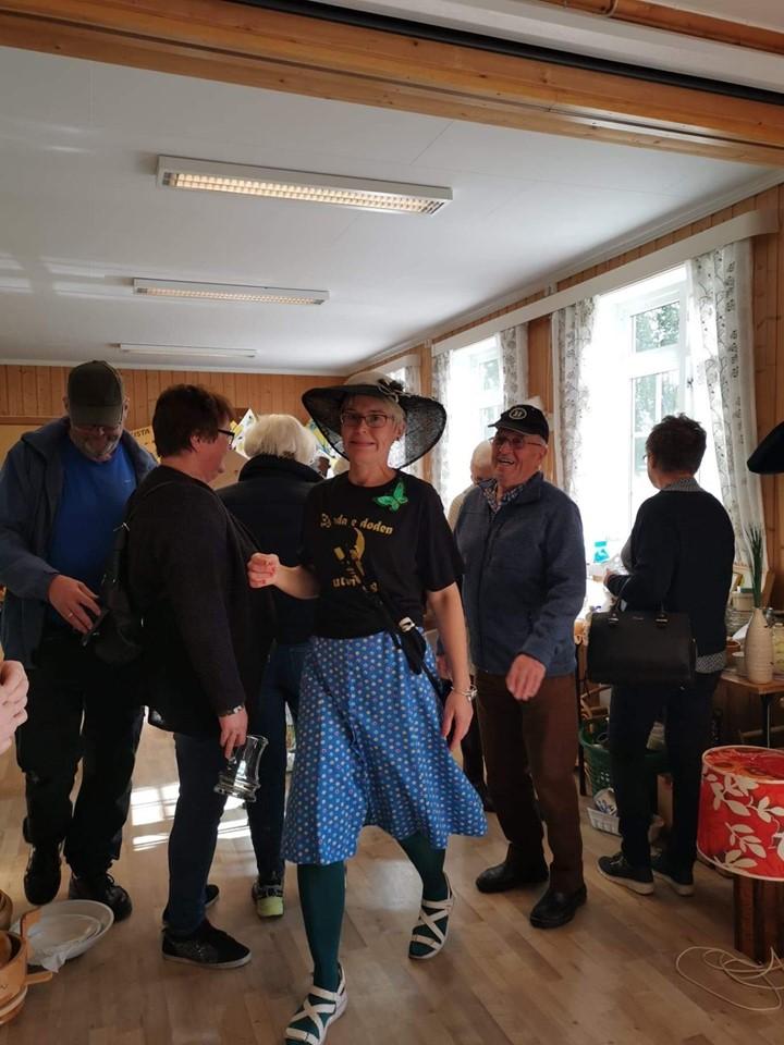 Sjefline Gudny  i full sving