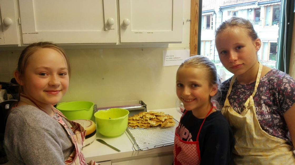 Steking av sprø kakevafler