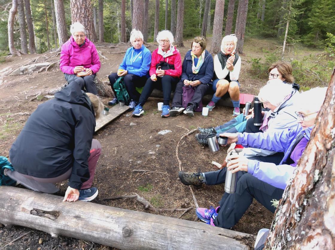 Uten mat og drikke....