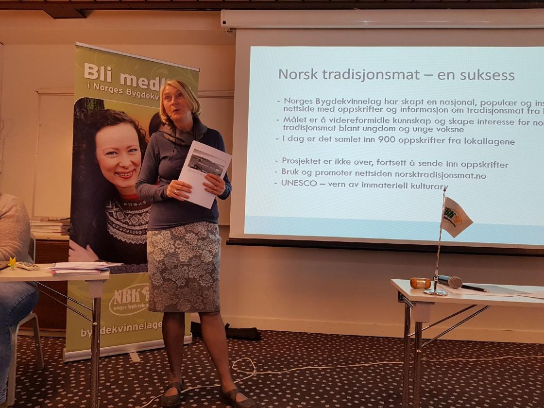 Grethe Brundtland, styremedlem i Norges Bygdekvinnelag