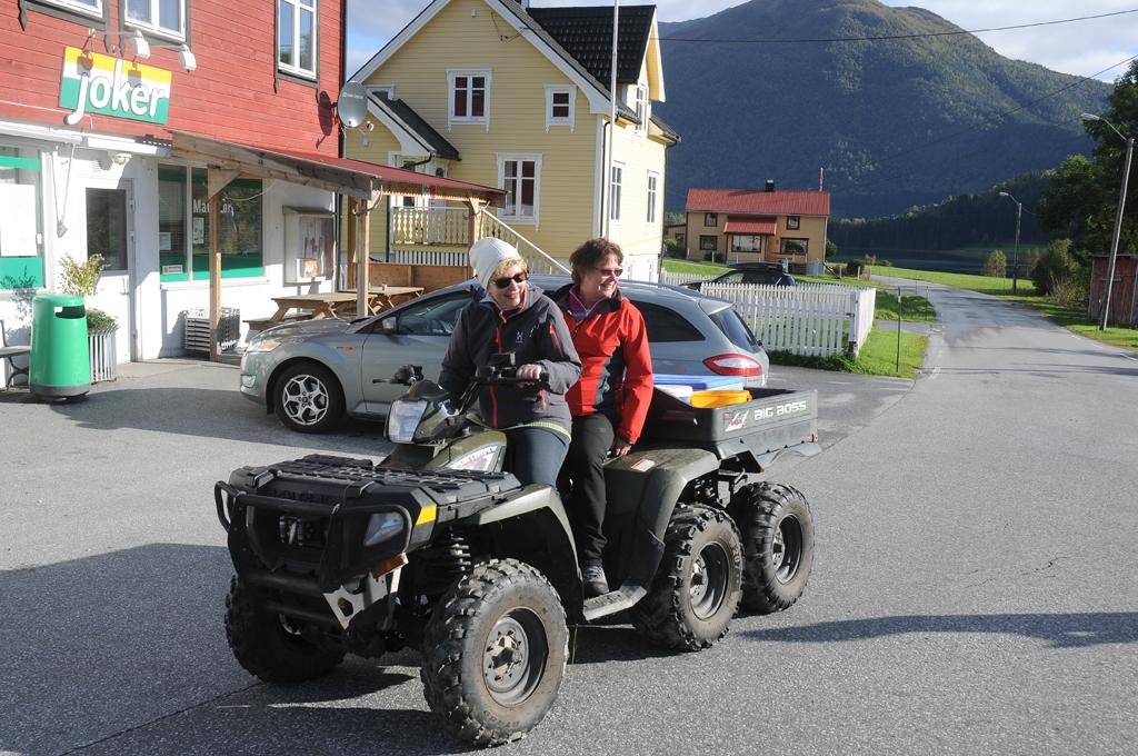 ATV er kjekt til frakting