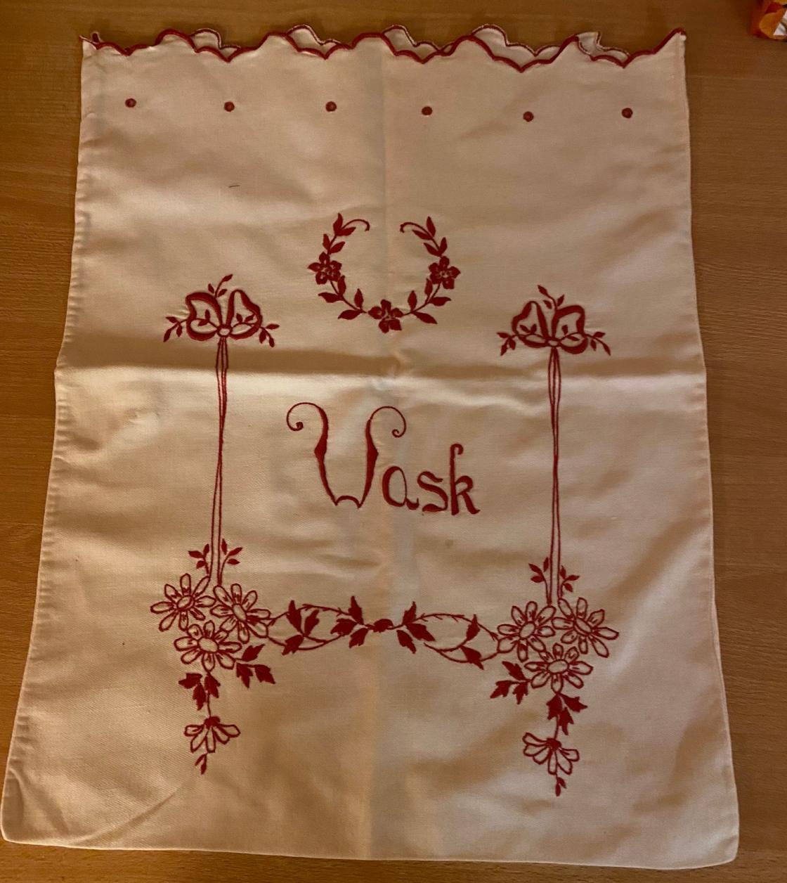 Skittentøyspose fra tidlig 1900 tall