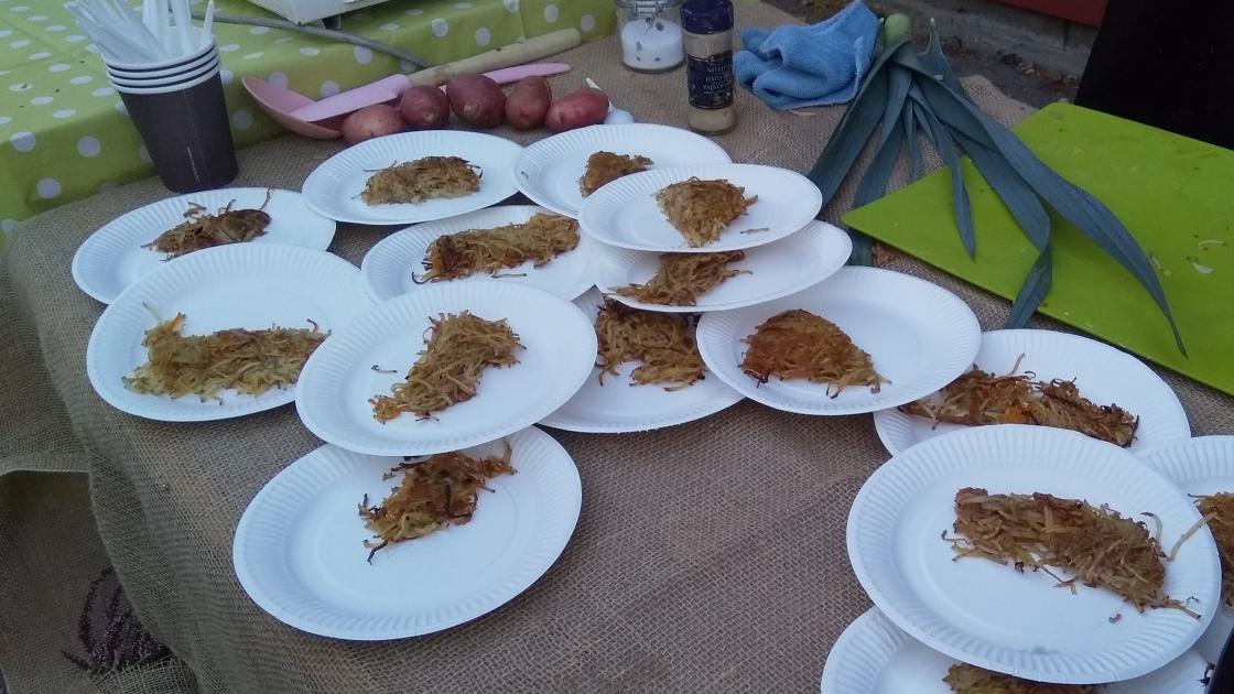 Smaksprøver av røsti