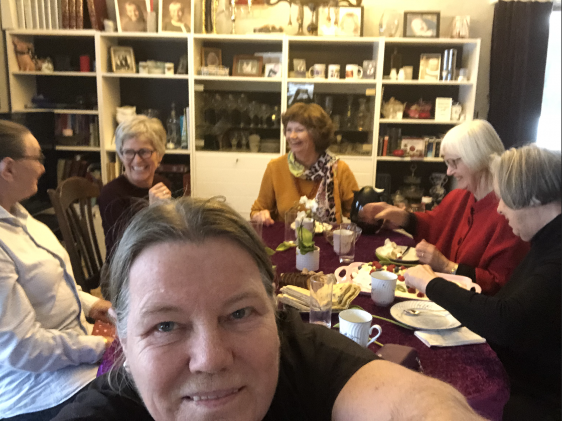 Litt pause med kaffe og kake må en jo ha