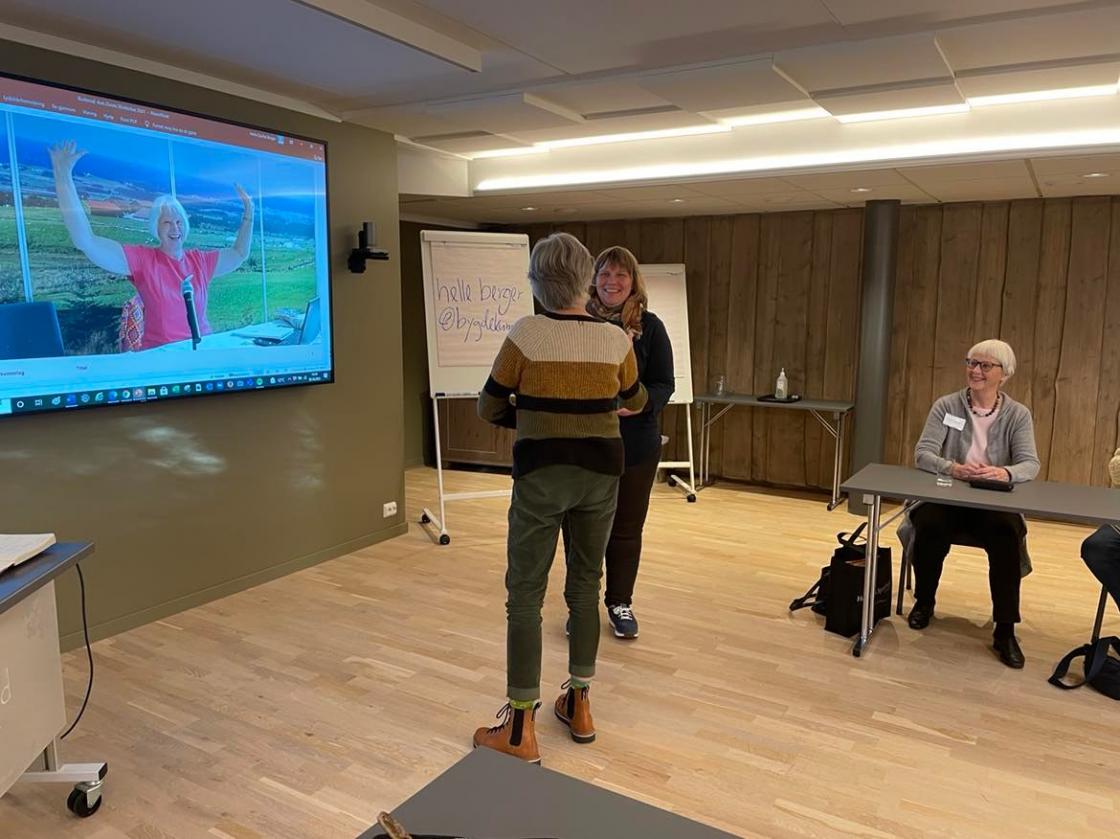 Takk til inspirerande og trygge Helle