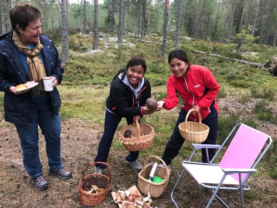 Sopptur med Tyristrand Bygdekvinnelag. Foto: Tyristrand Bygdekvinnelag.