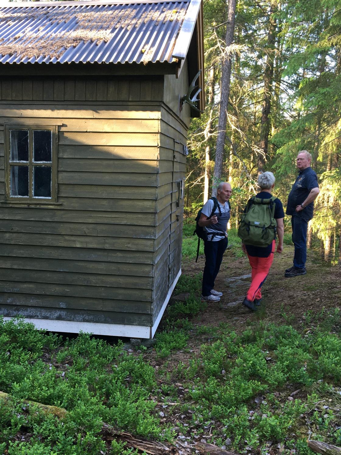 Utenfor hytta