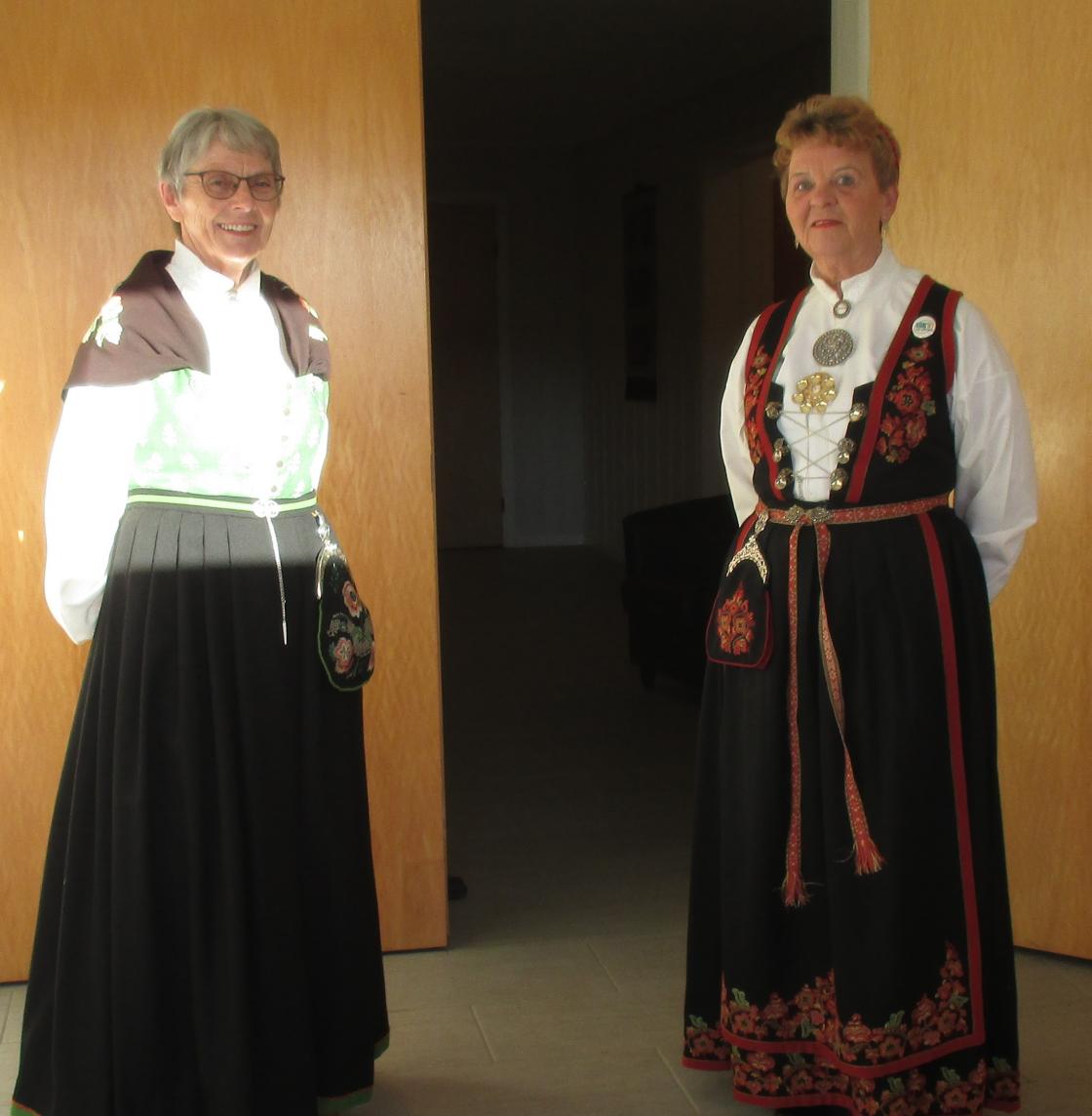 Velkomstkomite var Eva Marie Sandberg og Anne Paulshus