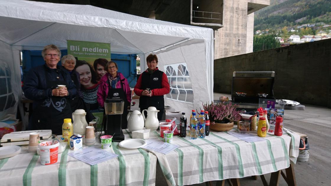 Fra venstre Kristine, Henrikke, Anny og Liv Solfrid.