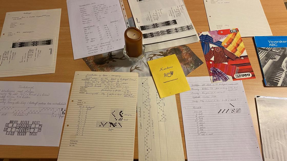 Vevmønster fra vevstua