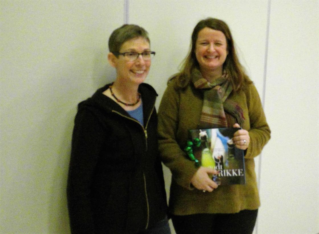 leder Anne Kathrine Munkejord og foredragsholder Merete Skau Sørensen.