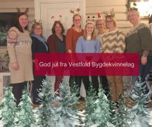 Vestfold Bygdekvinnelag ønsker alle en riktig god jul!