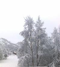 Snø på Fidjeland