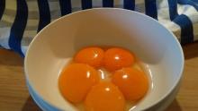 Eggeplommer igjen etter baking