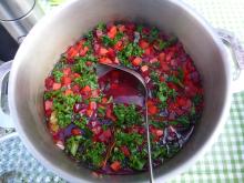 Grønnsaksuppe med rødbeter (Harald Osa)