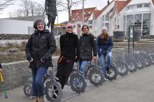 Anniken Sørensen (t.v), Tone Ravnås, Trine Sande og Marianne Goa er fire av medlemmene i styret i Randaberg Bygdekvinnelag. Foto: Jane Brit Sande/Bondevennen